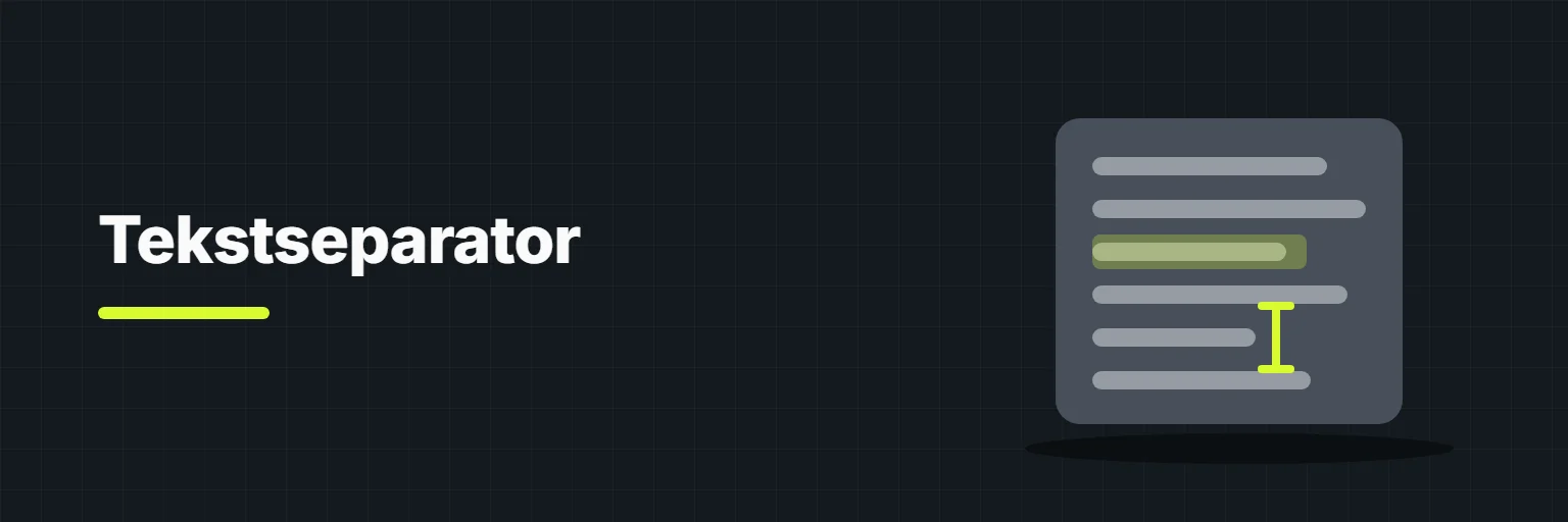 Tekstseparator