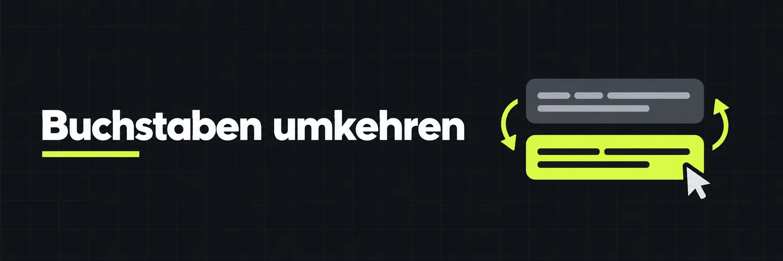 Buchstaben umkehren
