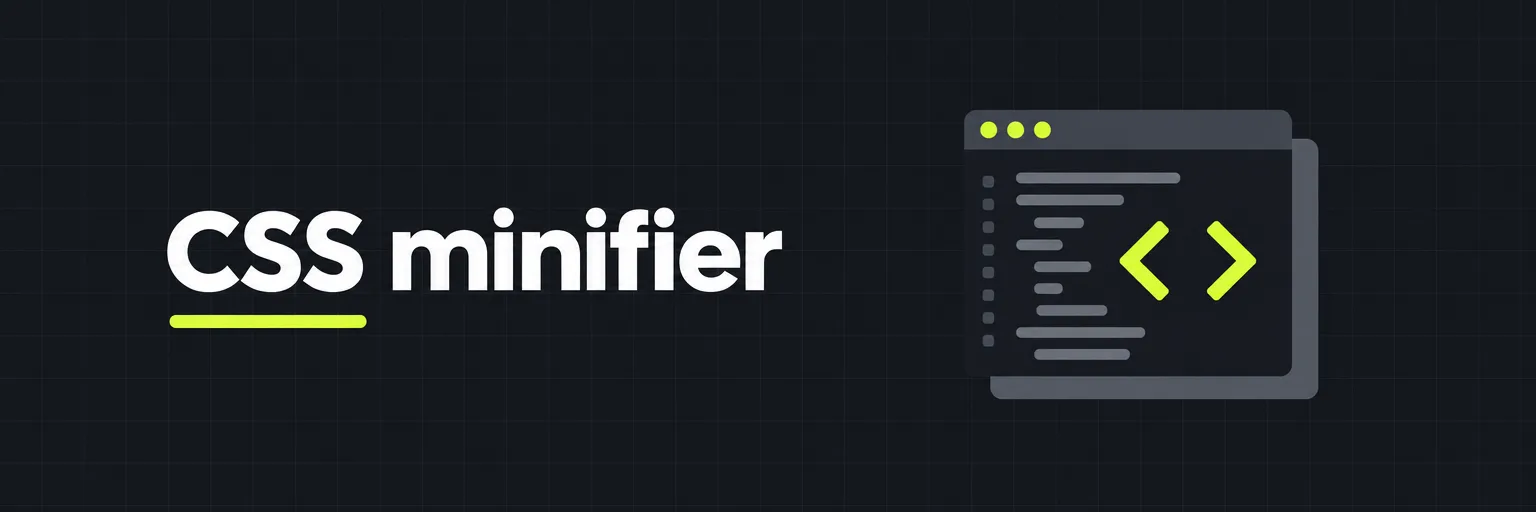 CSS minifier