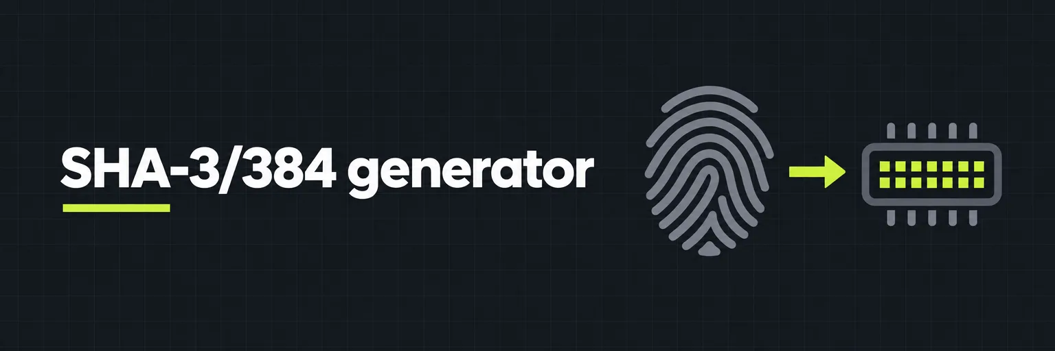 SHA-3/384 generator