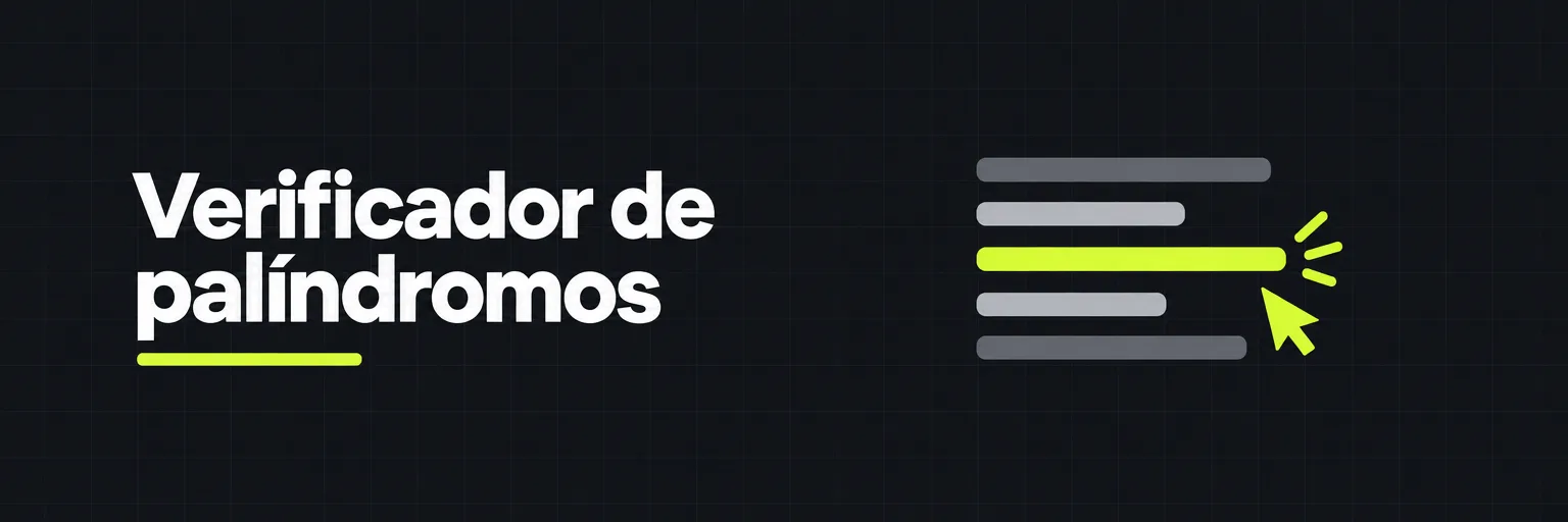 Verificador de palíndromos