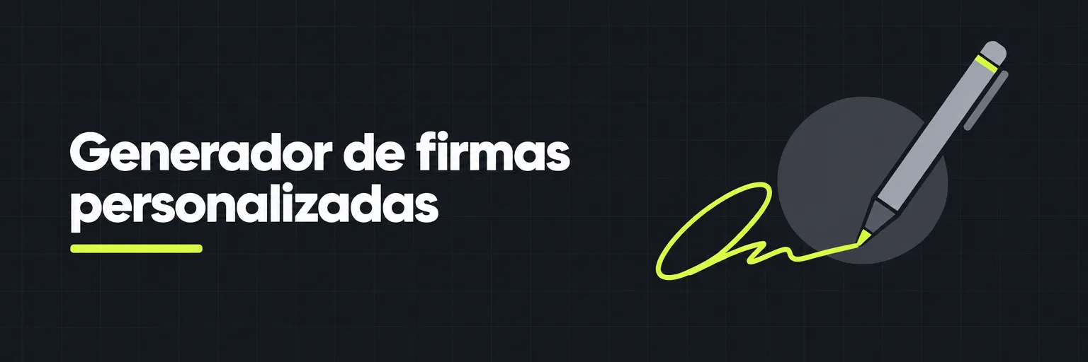 Generador de firmas personalizadas