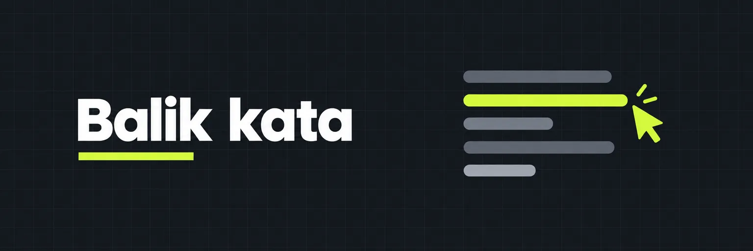 Balik kata