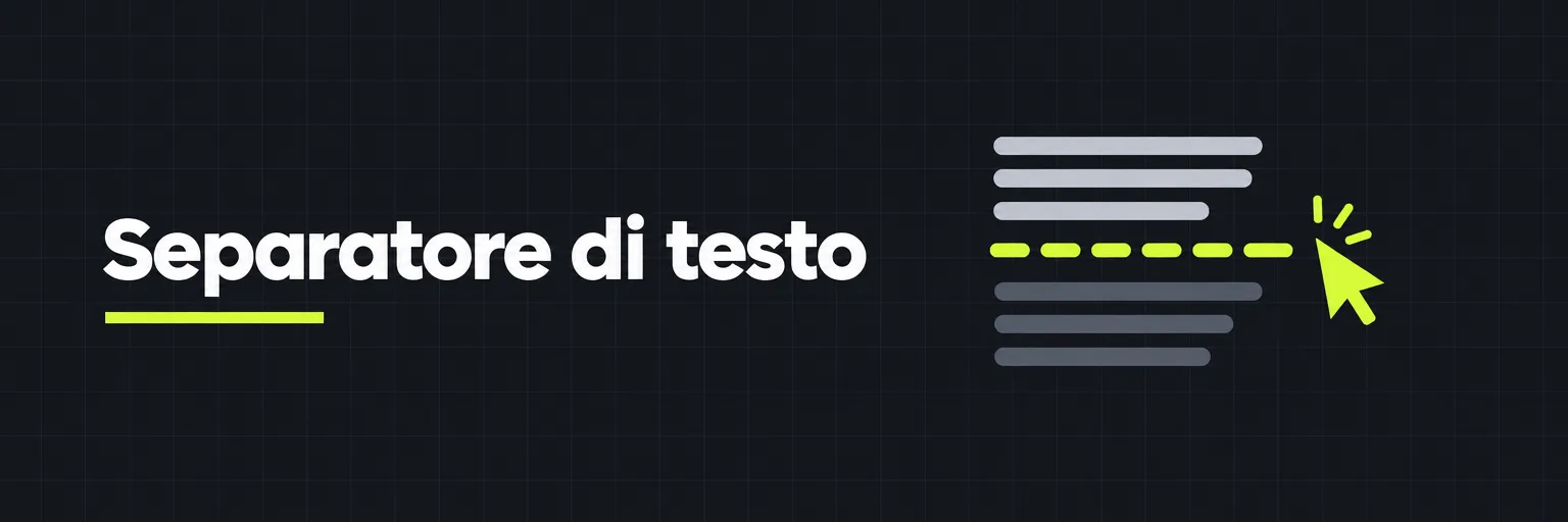 Separatore di testo