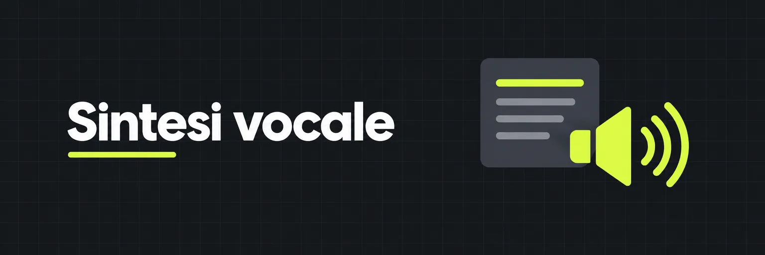 Sintesi vocale