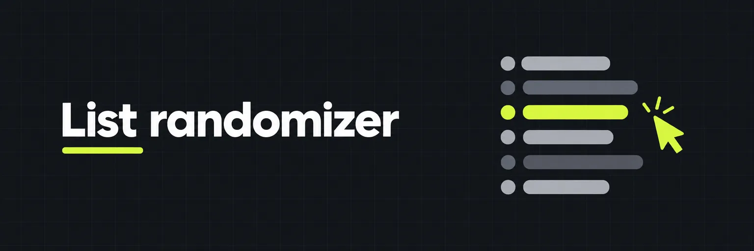 List randomizer