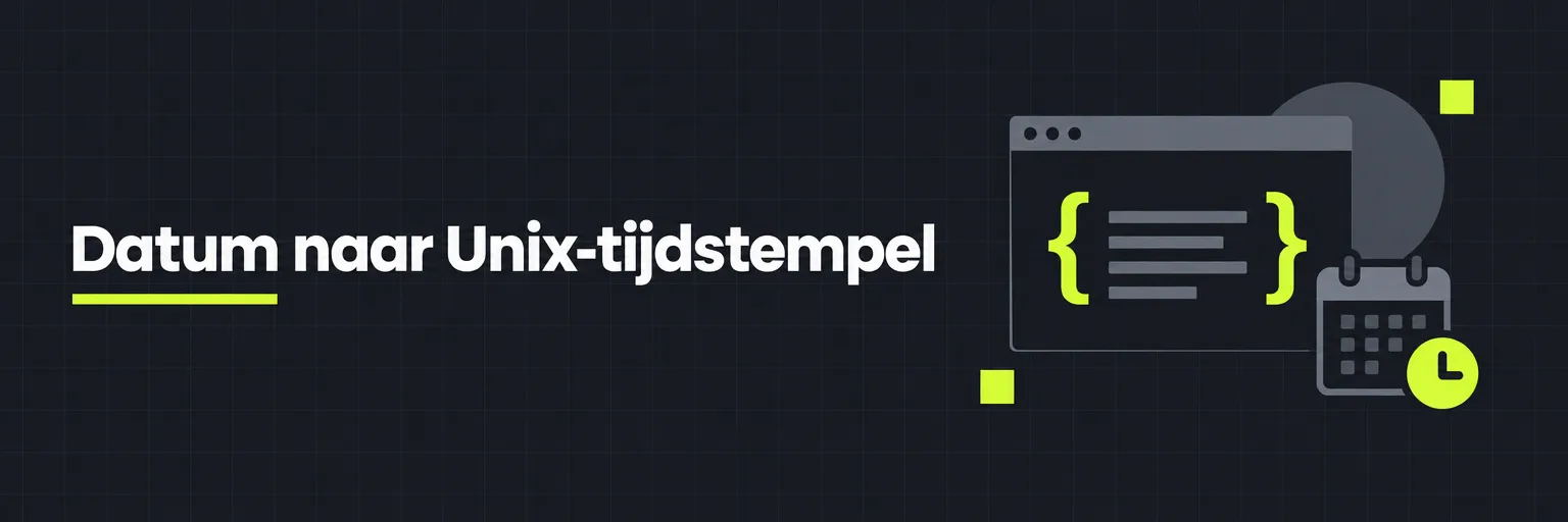 Datum naar Unix-tijdstempel