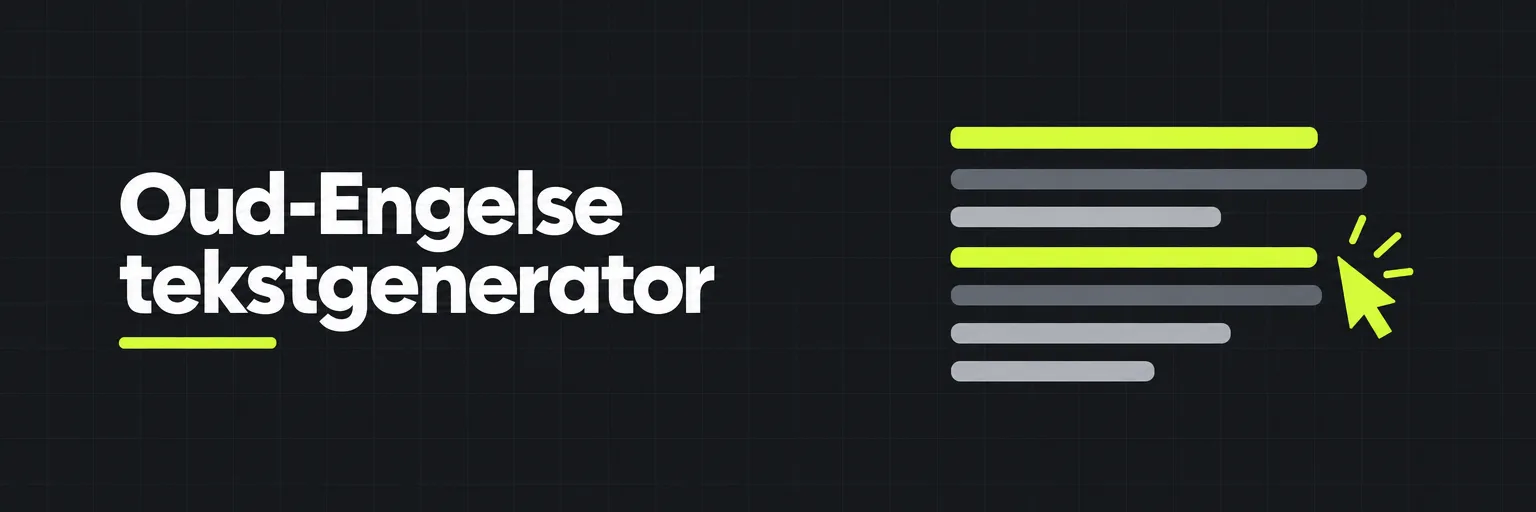 Oud-Engelse tekstgenerator