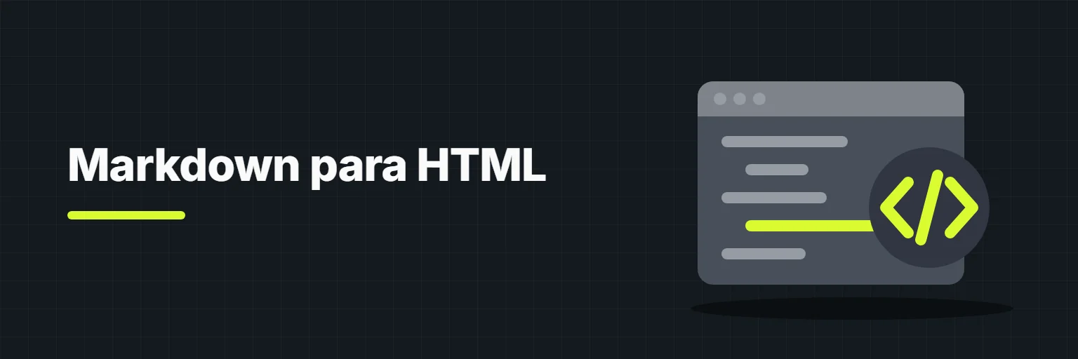 Markdown para HTML