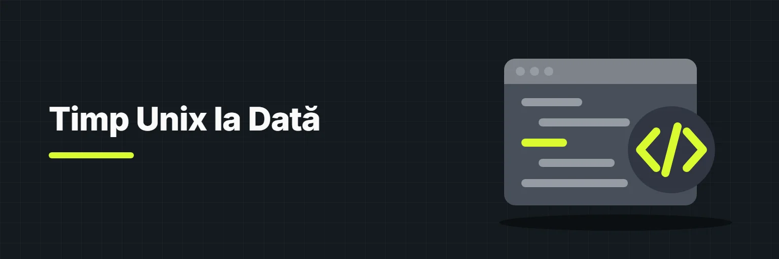 Timp Unix la Dată