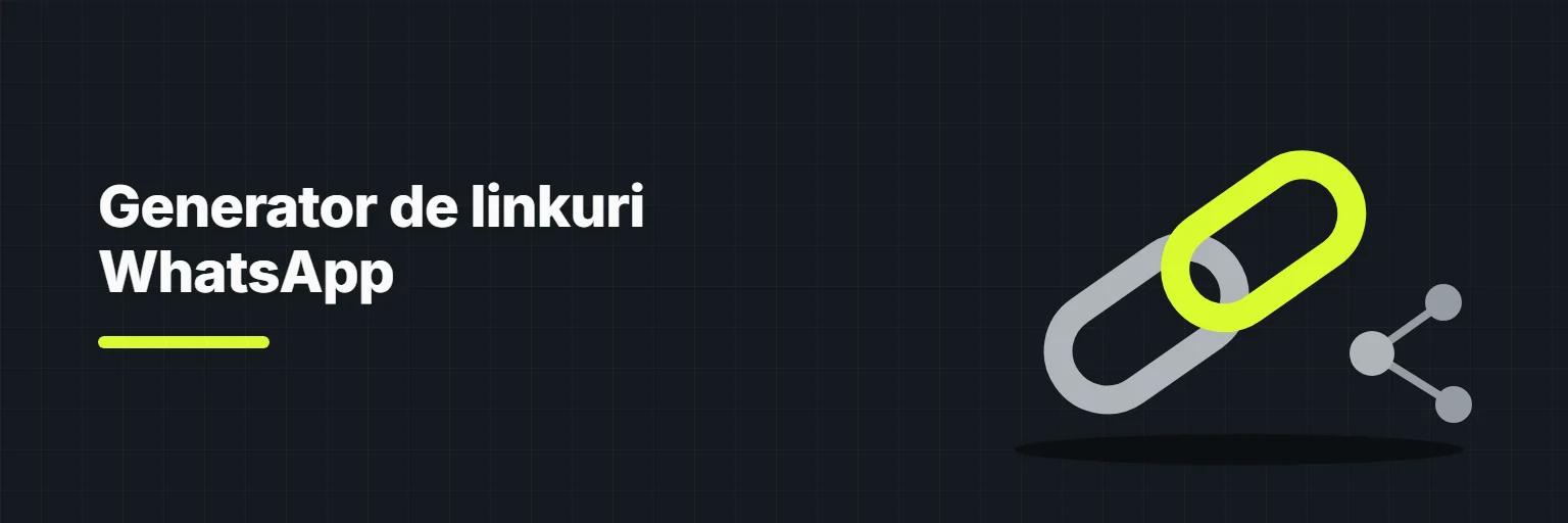 Generator de linkuri WhatsApp