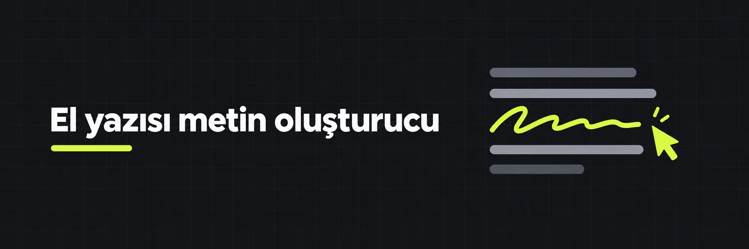 El yazısı metin oluşturucu