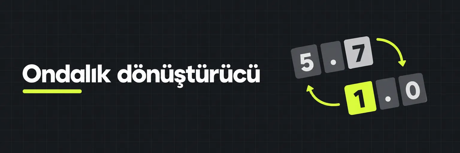Ondalık dönüştürücü