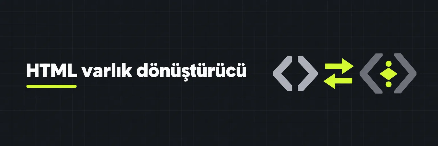 HTML varlık dönüştürücü