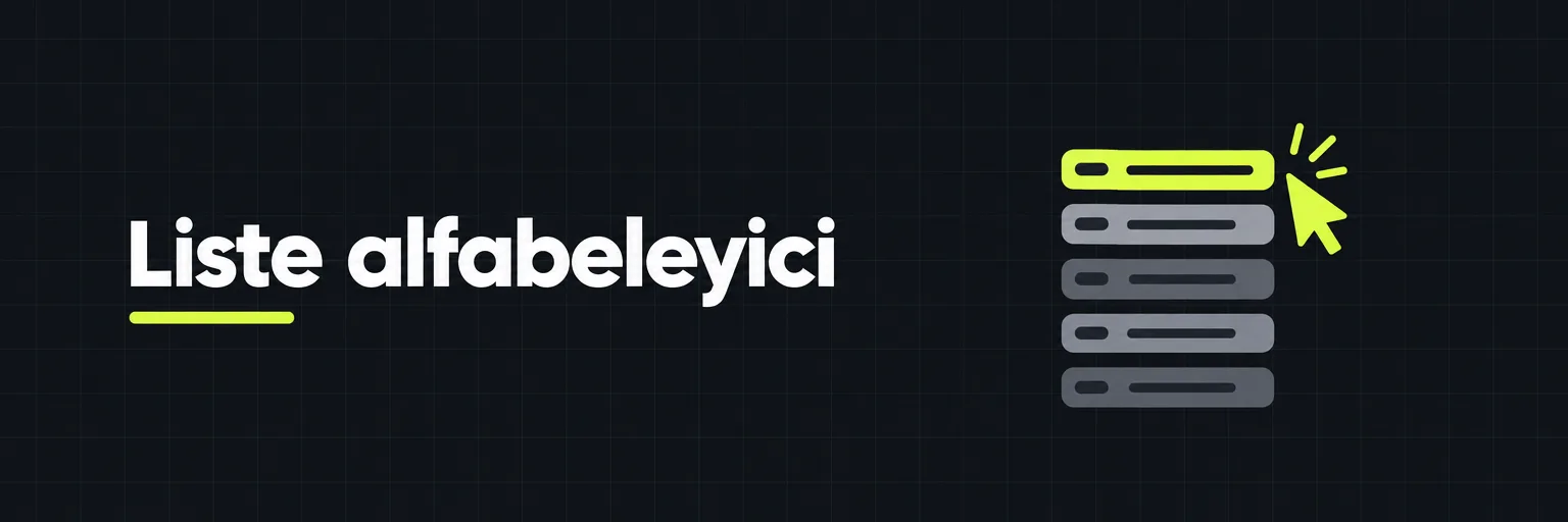 Liste alfabeleyici