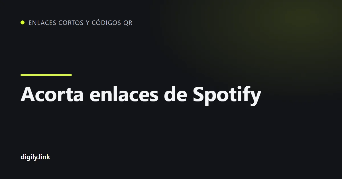 Un enlace corto abre una canción de Spotify en la app del móvil