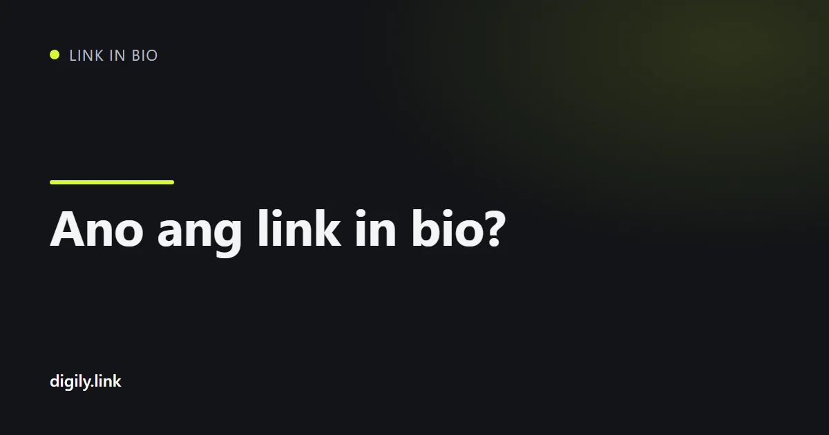 Isang telepono na nagpapakita ng link in bio page na may ilang malinaw na button