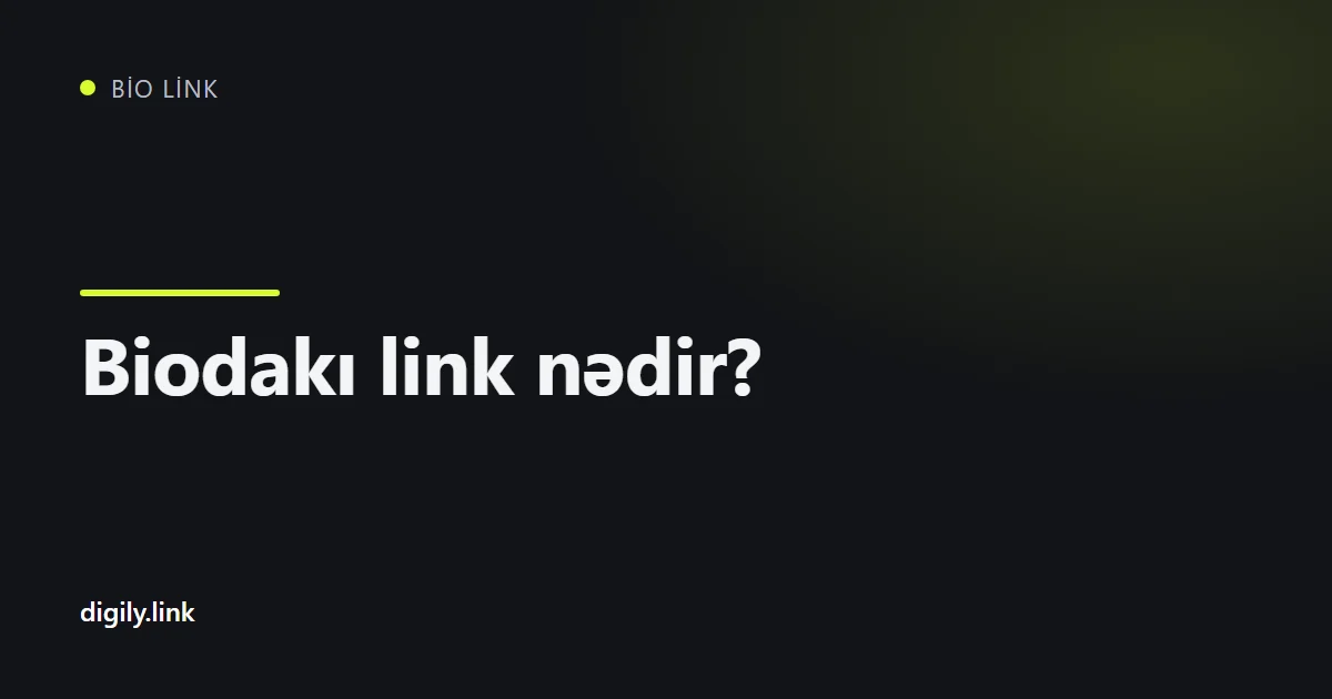 Bir neçə aydın adlandırılmış düyməsi olan bio link səhifəsini göstərən telefon