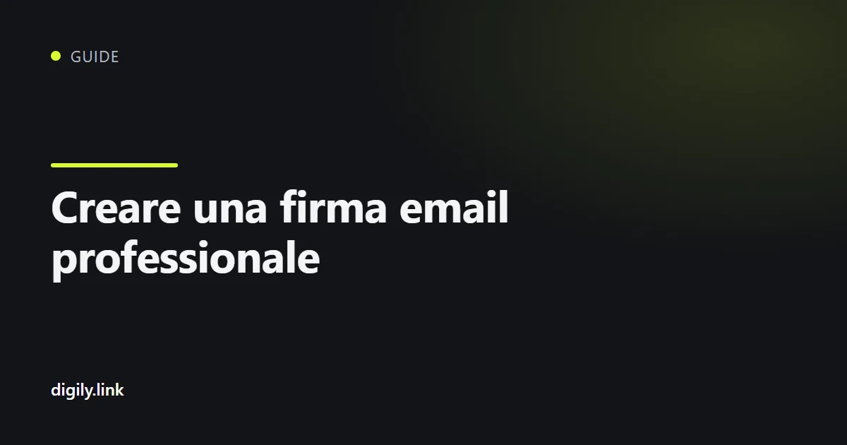 Firma email aziendale su un laptop e uno smartphone