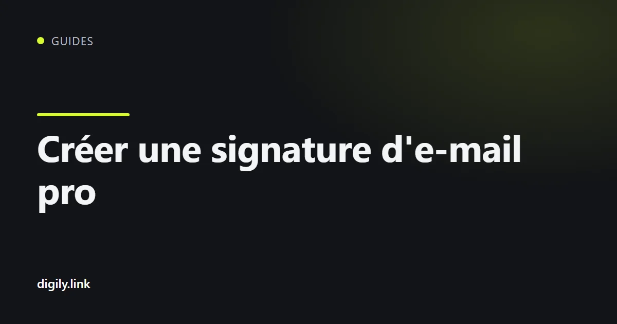 Signature d'e-mail professionnelle sur un ordinateur et un téléphone