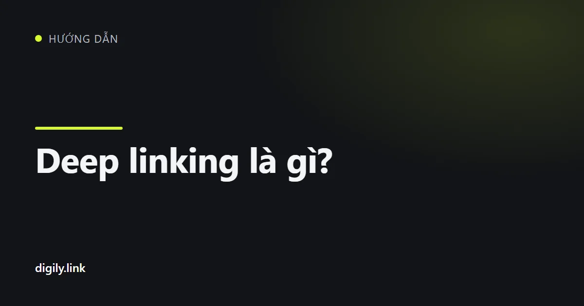 Link rút gọn trên điện thoại mở thẳng vào ứng dụng