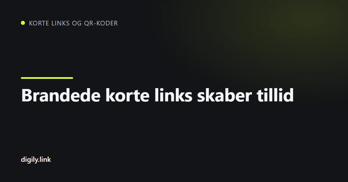 Et brandet kort .uk-link på en telefon ved siden af et generisk link