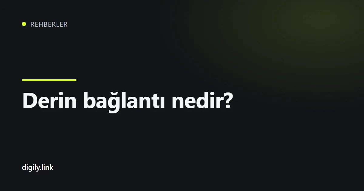 Telefondaki kısa bağlantının doğrudan mobil uygulamada açılması
