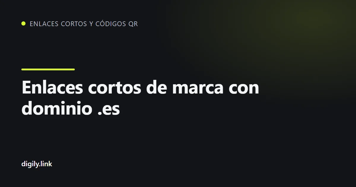 Enlace corto de marca con dominio .uk en un móvil junto a uno genérico