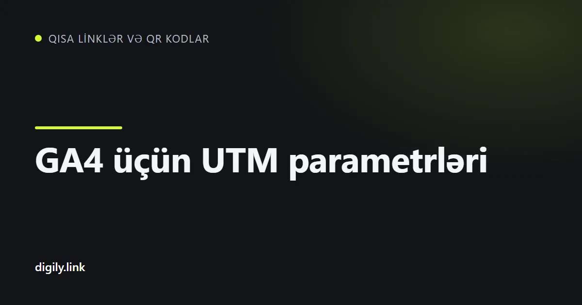 Telefonda UTM parametrləri olan etiketli kampaniya keçidi