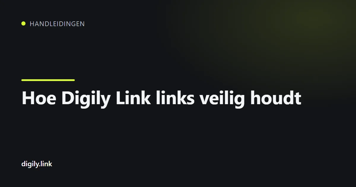 Een hangslot boven een korte link op een telefoonscherm