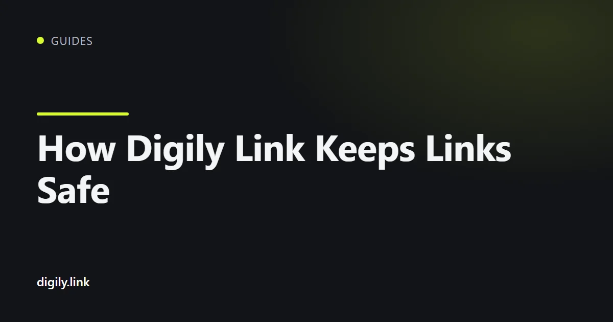 A padlock over a short link on a phone screen