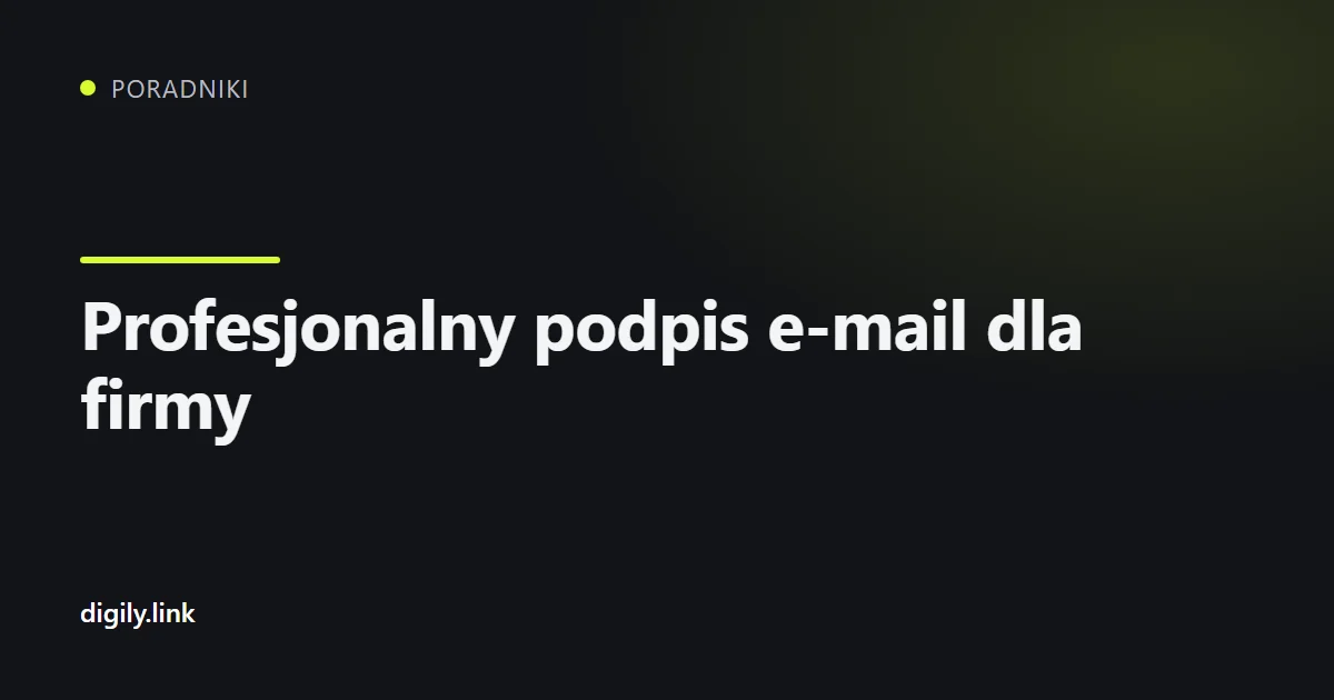 Profesjonalny podpis e-mail wyświetlony na laptopie i telefonie
