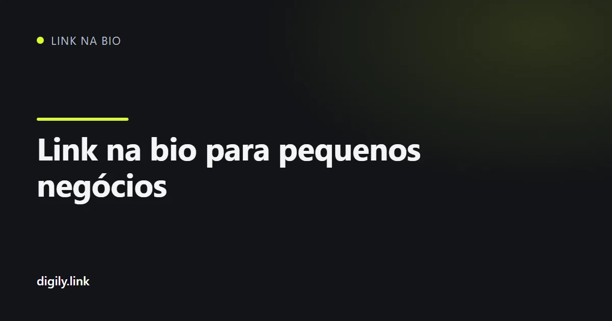 Página de link na bio de um pequeno negócio com botões de agendamento, rota e avaliações