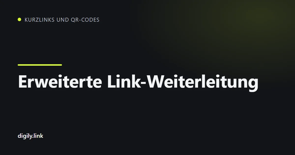 Ein Kurzlink verzweigt nach Land und Gerät zu verschiedenen Zielen