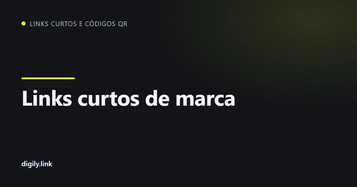 Link curto de marca num domínio .uk apresentado num telemóvel ao lado de um link genérico