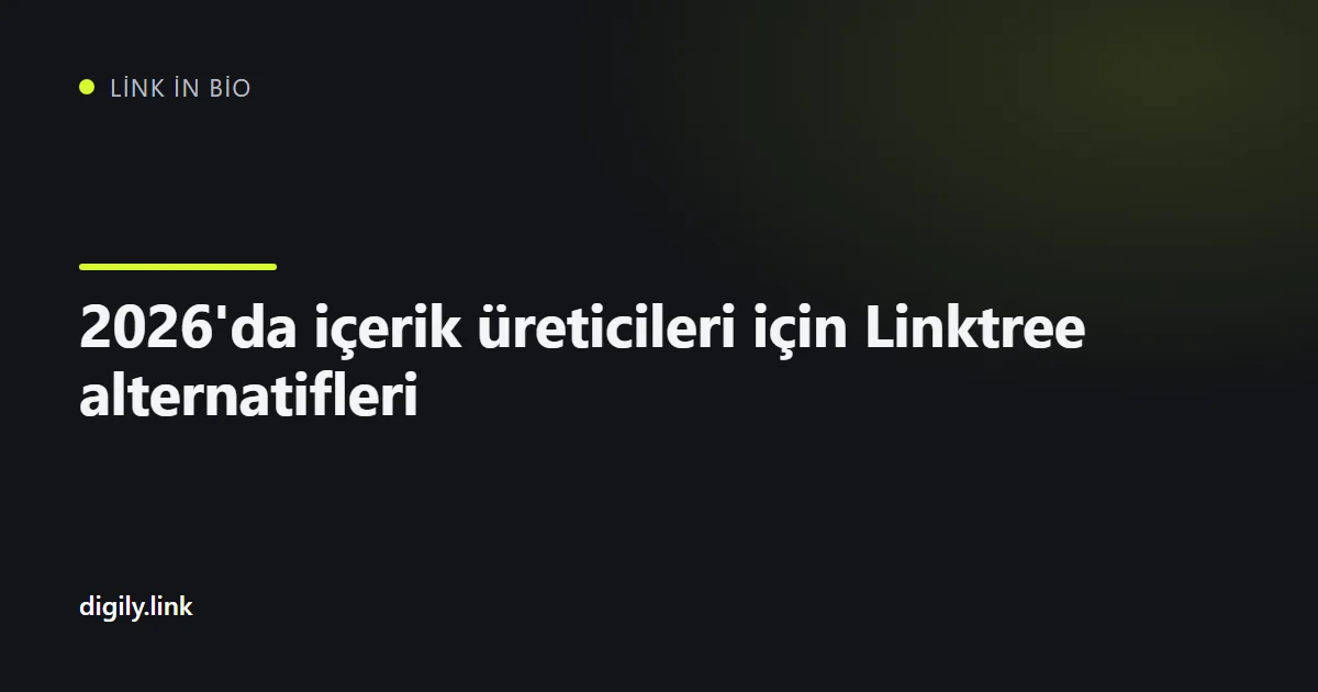 Bir telefon ekranında bio link araçlarının karşılaştırması