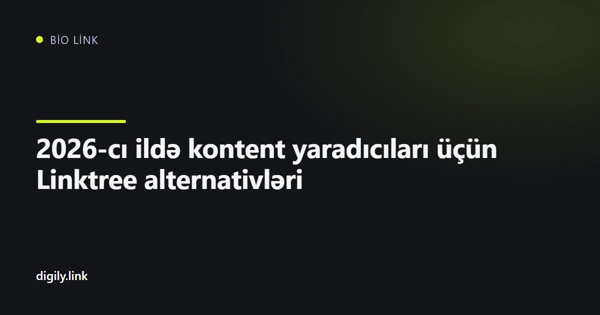 Telefon ekranında bio link alətlərinin müqayisəsi