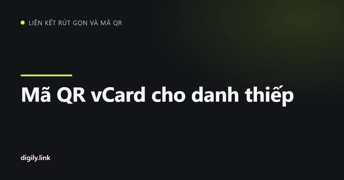 Điện thoại quét mã QR trên danh thiếp