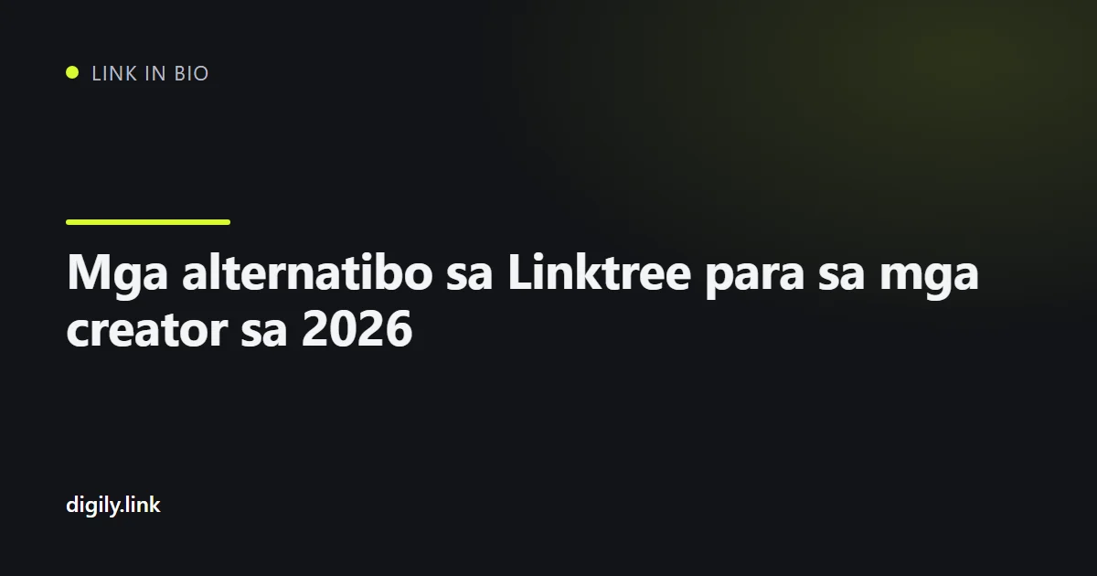 Paghahambing ng mga link in bio tool sa screen ng telepono