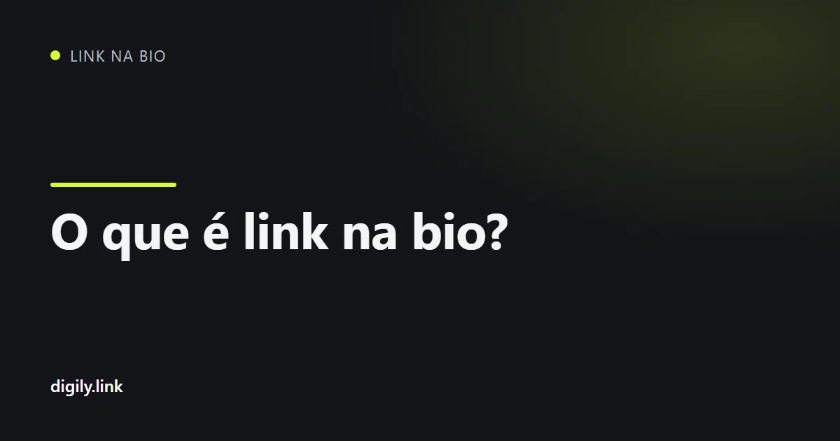 Um celular mostrando uma página de link na bio com alguns botões bem identificados