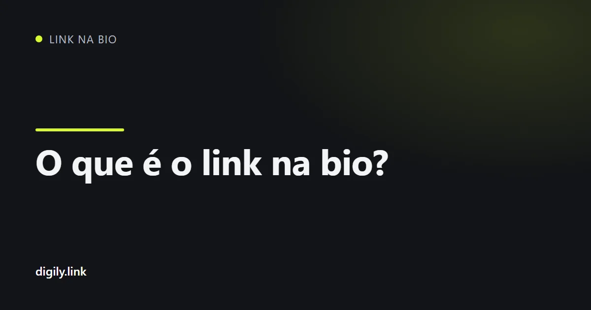 Um telemóvel a mostrar uma página de link na bio com alguns botões bem identificados