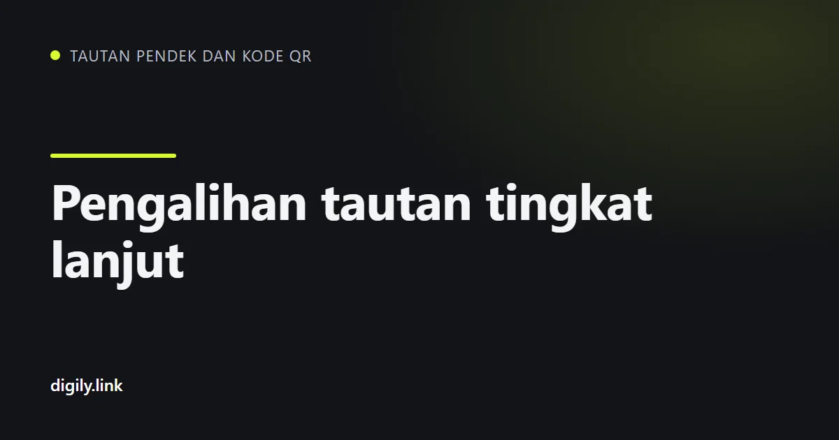 Satu short link bercabang ke tujuan berbeda berdasarkan negara dan perangkat