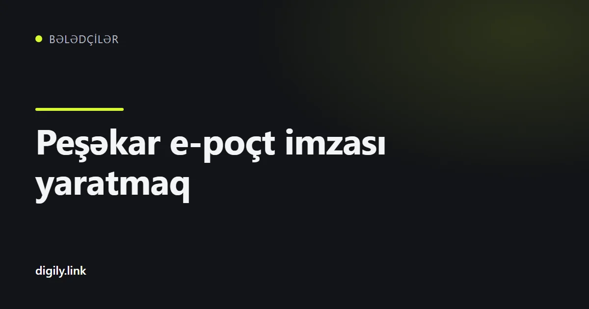 Noutbuk və telefonda göstərilən səliqəli biznes e-poçt imzası