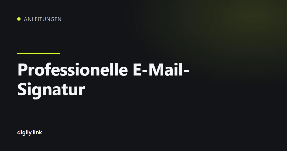 Professionelle E-Mail-Signatur auf einem Laptop und einem Smartphone