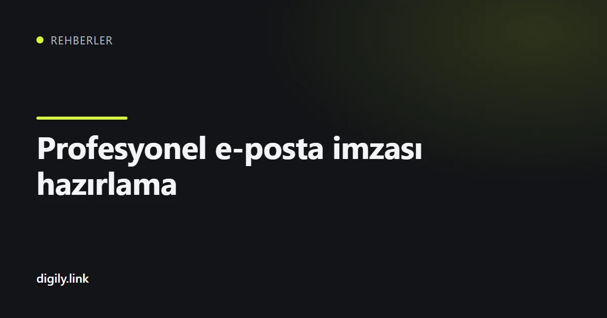 Dizüstü bilgisayar ve telefonda gösterilen sade kurumsal e-posta imzası