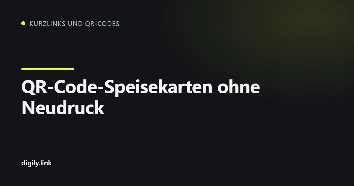 QR-Code auf einem Cafétisch öffnet eine Speisekarte auf dem Smartphone