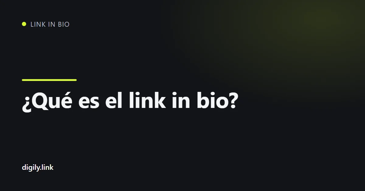 Un móvil mostrando una página de bio link con varios botones bien etiquetados