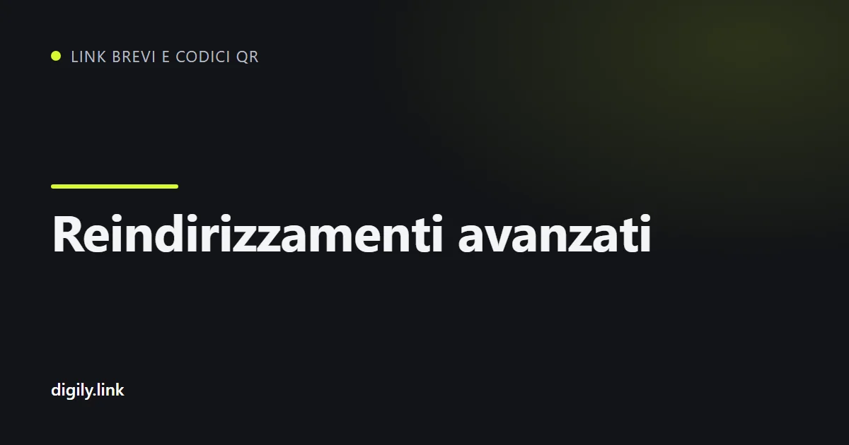 Un unico short link porta a destinazioni diverse per paese e dispositivo