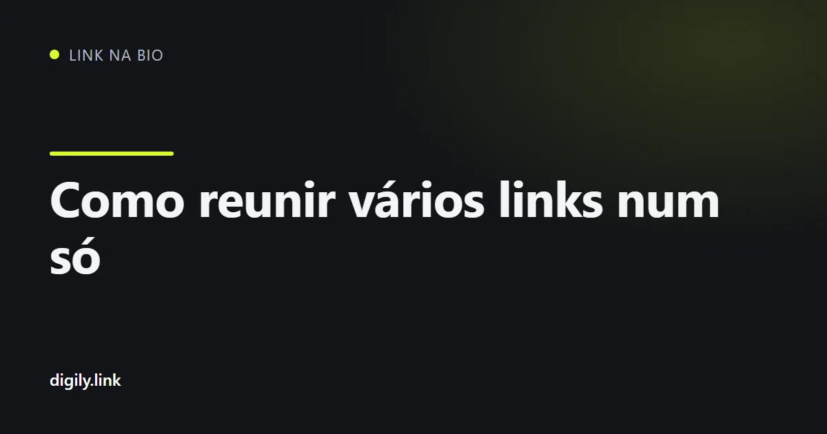 Um endereço curto abre uma página com vários botões de ligação