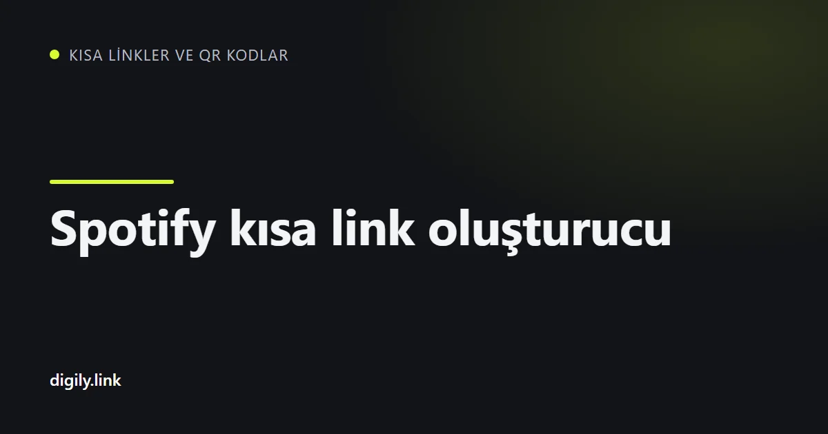 Telefonda Spotify parçasını uygulamada açan kısa link